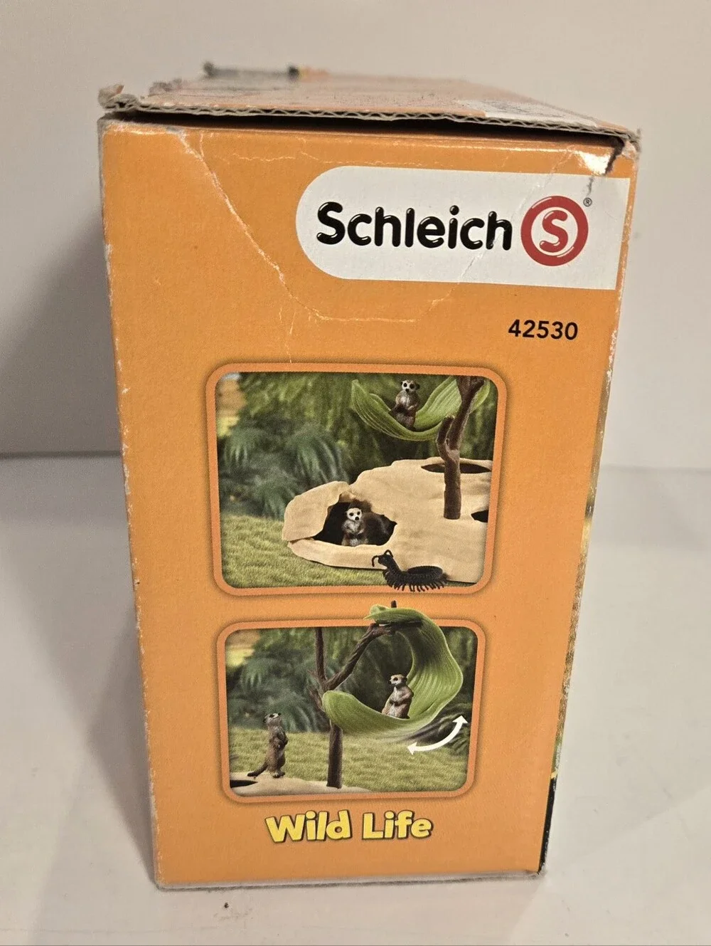 Schleich Wild Life Meerkat Hangout / Meerkat Meeting Playset #42530 10 Pc Set
